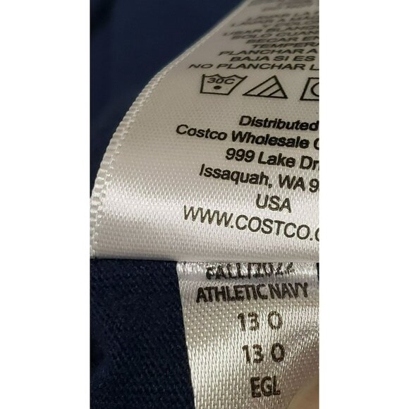 Champion Navy Blue Hoodie T-Shirt, Long Sleeve, Men's XXL, Drawstring, Pocket - Picture 13 of 13